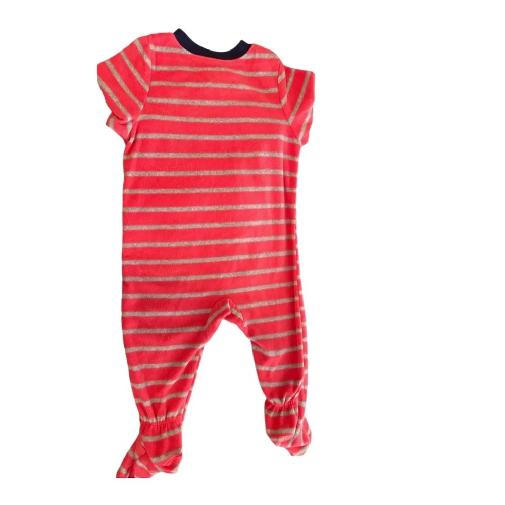 🇺🇸❄️👍GUC CARTER’s | 6 m| Unisex Baby Warm Sleeper footies Firefighters 🚒 - Picture 4 of 12